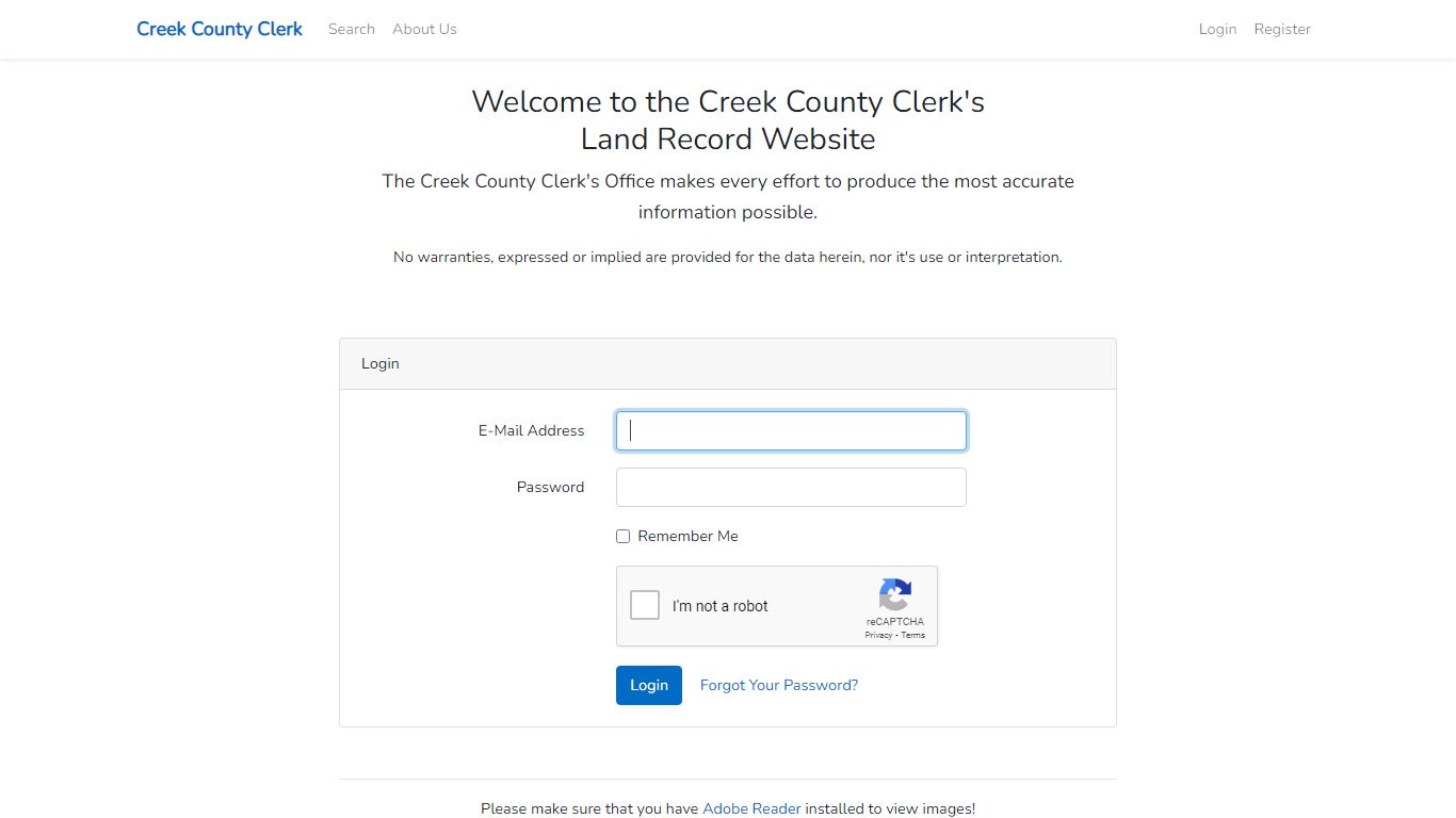 Creek County Clerk